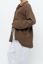 Load image into Gallery viewer, EILEEN FISHER x Light Brown Organic Cotton Buttonup (XS-XL)