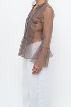 Load image into Gallery viewer, MARC JACOBS x Purple Mesh Blouse (XS-M)