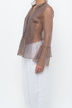 Load image into Gallery viewer, MARC JACOBS x Purple Mesh Blouse (XS-M)