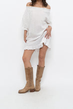 Load image into Gallery viewer, HILL HOUSE x Made in Portugal x White Cotton Heart Midi Dress (XS-M)