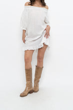 Load image into Gallery viewer, HILL HOUSE x Made in Portugal x White Cotton Heart Midi Dress (XS-M)