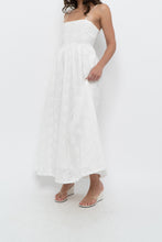 Load image into Gallery viewer, FRNCH PARIS x White Embroidered Cotton Maxi Dress (S)