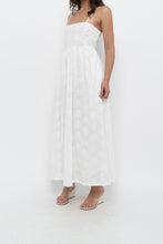 Load image into Gallery viewer, FRNCH PARIS x White Embroidered Cotton Maxi Dress (S)