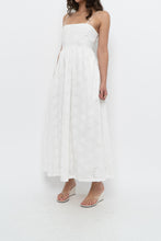 Load image into Gallery viewer, FRNCH PARIS x White Embroidered Cotton Maxi Dress (S)
