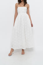 Load image into Gallery viewer, FRNCH PARIS x White Embroidered Cotton Maxi Dress (S)
