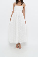 Load image into Gallery viewer, FRNCH PARIS x White Embroidered Cotton Maxi Dress (S)
