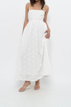 Load image into Gallery viewer, FRNCH PARIS x White Embroidered Cotton Maxi Dress (S)