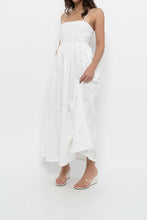 Load image into Gallery viewer, FRNCH PARIS x White Embroidered Cotton Maxi Dress (S)