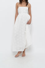 Load image into Gallery viewer, FRNCH PARIS x White Embroidered Cotton Maxi Dress (S)