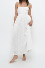 Load image into Gallery viewer, FRNCH PARIS x White Embroidered Cotton Maxi Dress (S)
