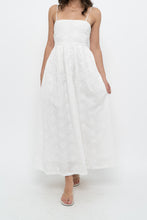Load image into Gallery viewer, FRNCH PARIS x White Embroidered Cotton Maxi Dress (S)