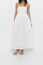 Load image into Gallery viewer, FRNCH PARIS x White Embroidered Cotton Maxi Dress (S)