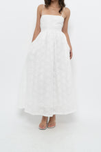 Load image into Gallery viewer, FRNCH PARIS x White Embroidered Cotton Maxi Dress (S)