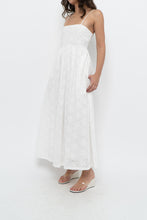 Load image into Gallery viewer, FRNCH PARIS x White Embroidered Cotton Maxi Dress (S)