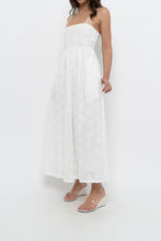 Load image into Gallery viewer, FRNCH PARIS x White Embroidered Cotton Maxi Dress (S)