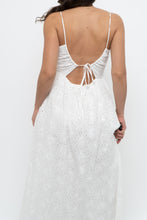 Load image into Gallery viewer, FRNCH PARIS x White Embroidered Cotton Maxi Dress (S)