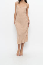 Load image into Gallery viewer, Vintage x Nude Pure Silk Maxi Slip Dress (XS, S)