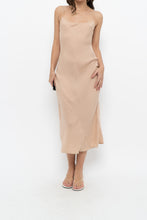Load image into Gallery viewer, Vintage x Nude Pure Silk Maxi Slip Dress (XS, S)