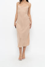 Load image into Gallery viewer, Vintage x Nude Pure Silk Maxi Slip Dress (XS, S)