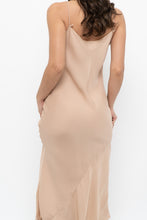 Load image into Gallery viewer, Vintage x Nude Pure Silk Maxi Slip Dress (XS, S)