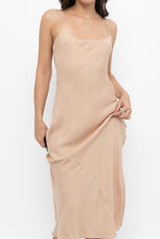 Load image into Gallery viewer, Vintage x Nude Pure Silk Maxi Slip Dress (XS, S)