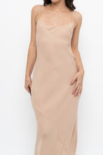 Load image into Gallery viewer, Vintage x Nude Pure Silk Maxi Slip Dress (XS, S)