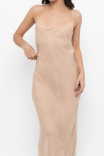 Load image into Gallery viewer, Vintage x Nude Pure Silk Maxi Slip Dress (XS, S)