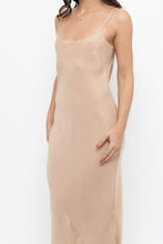 Load image into Gallery viewer, Vintage x Nude Pure Silk Maxi Slip Dress (XS, S)