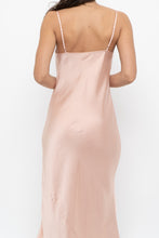 Load image into Gallery viewer, WILFRED x Peach Satin Midi Dress (XS)