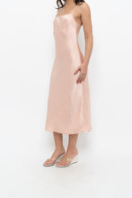 Load image into Gallery viewer, WILFRED x Peach Satin Midi Dress (XS)
