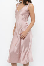 Load image into Gallery viewer, WILFRED x Light Pink Satin Midi Dress (XXS, XS)