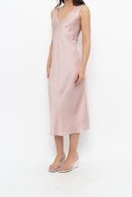 Load image into Gallery viewer, WILFRED x Light Pink Satin Midi Dress (XXS, XS)