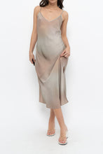 Load image into Gallery viewer, BABATON x Ombre Satin Midi Dress (S, M)