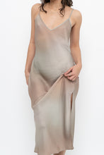 Load image into Gallery viewer, BABATON x Ombre Satin Midi Dress (S, M)