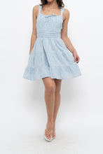 Load image into Gallery viewer, SUNDAY BEST x Baby Blue Cotton Mini Dress (XS, S)