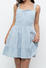 Load image into Gallery viewer, SUNDAY BEST x Baby Blue Cotton Mini Dress (XS, S)