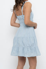 Load image into Gallery viewer, SUNDAY BEST x Baby Blue Cotton Mini Dress (XS, S)