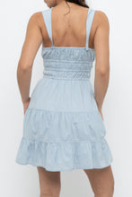 Load image into Gallery viewer, SUNDAY BEST x Baby Blue Cotton Mini Dress (XS, S)