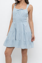 Load image into Gallery viewer, SUNDAY BEST x Baby Blue Cotton Mini Dress (XS, S)
