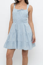 Load image into Gallery viewer, SUNDAY BEST x Baby Blue Cotton Mini Dress (XS, S)