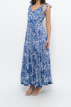 Load image into Gallery viewer, FREE PEOPLE x Blue, White Bohemian Cotton Maxi Dress (S, M)
