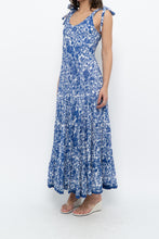 Load image into Gallery viewer, FREE PEOPLE x Blue, White Bohemian Cotton Maxi Dress (S, M)