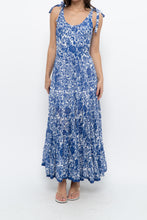 Load image into Gallery viewer, FREE PEOPLE x Blue, White Bohemian Cotton Maxi Dress (S, M)