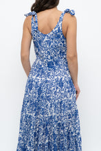 Load image into Gallery viewer, FREE PEOPLE x Blue, White Bohemian Cotton Maxi Dress (S, M)
