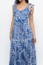 Load image into Gallery viewer, FREE PEOPLE x Blue, White Bohemian Cotton Maxi Dress (S, M)