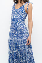 Load image into Gallery viewer, FREE PEOPLE x Blue, White Bohemian Cotton Maxi Dress (S, M)
