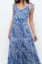 Load image into Gallery viewer, FREE PEOPLE x Blue, White Bohemian Cotton Maxi Dress (S, M)
