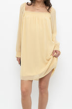 Load image into Gallery viewer, WILFRED x Butter Yellow Flowy Midi Dress (XS, S)