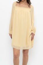 Load image into Gallery viewer, WILFRED x Butter Yellow Flowy Midi Dress (XS, S)