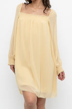 Load image into Gallery viewer, WILFRED x Butter Yellow Flowy Midi Dress (XS, S)